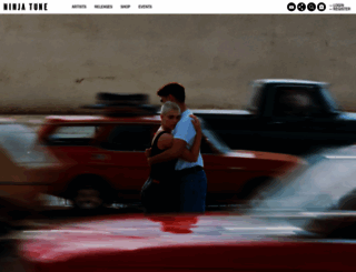 ninjatune.co.uk screenshot
