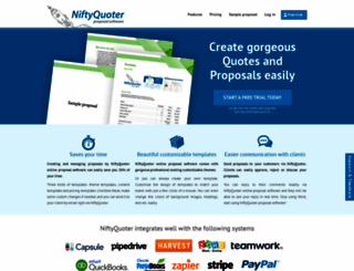 ninthlink.niftyquoter.com screenshot
