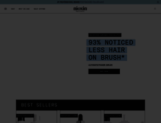 nioxin.com screenshot