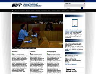 nipfp.org.in screenshot