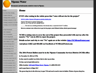 nipomowater.com screenshot