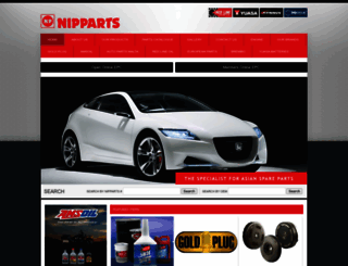 nipparts.com.mt screenshot