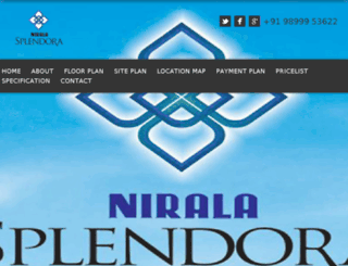 niralasplendora.ind.in screenshot