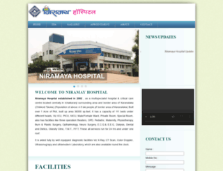 niramayahospital.in screenshot