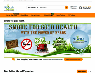 nirdoshcigarettes.com screenshot