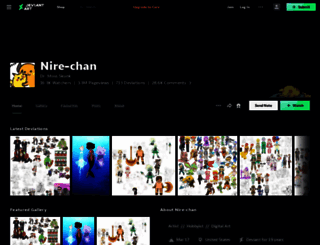 nire-chan.deviantart.com screenshot