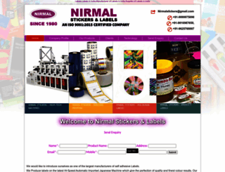 nirmalstickers.com screenshot