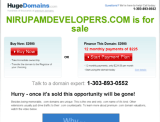 nirupamdevelopers.com screenshot