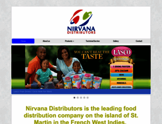 nirvanadistributors.com screenshot