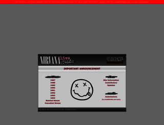 nirvanaguide.com screenshot
