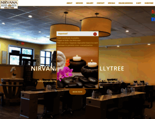 nirvananailhollytree.com screenshot