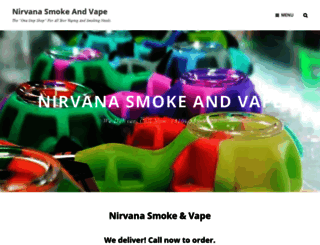 nirvanasmokeandvape.com screenshot