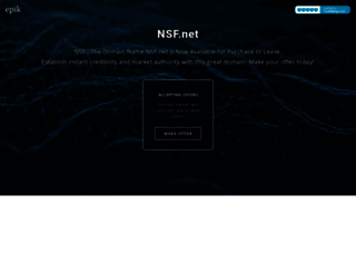 nis.nsf.net screenshot