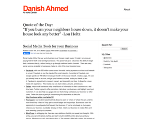 nishahmed.com screenshot