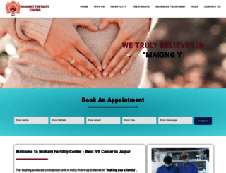 nishantivfcare.com screenshot