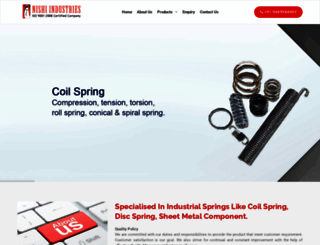 nishiindustries.com screenshot