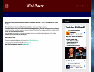 nishikaze.ca screenshot