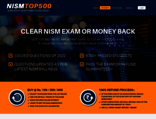 nismtop500.in screenshot