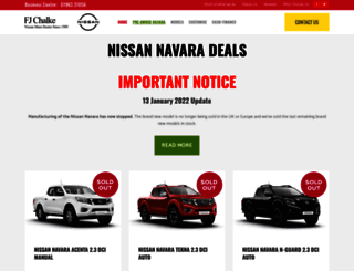 nissan-navara-deals.co.uk screenshot