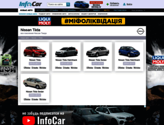nissan-tiida.infocar.ua screenshot