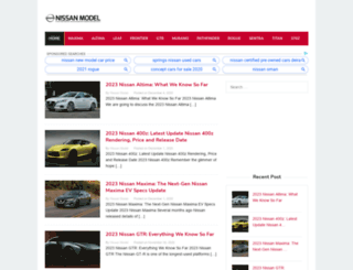 nissanmodel.com screenshot