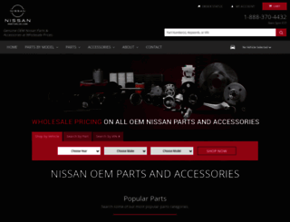nissanpartsplus.com screenshot