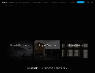 nissinkglass.com screenshot