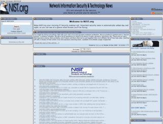 nist.org screenshot