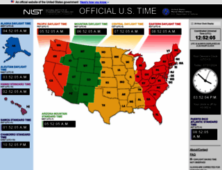 nist.time.gov screenshot