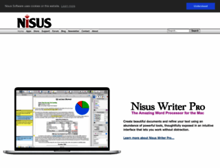 nisus.com screenshot