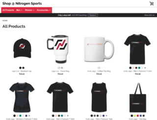 nitrogensports.spreadshirt.com screenshot