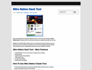 nitronationhack.wordpress.com screenshot