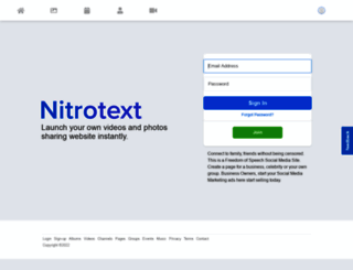 nitrotext.com screenshot