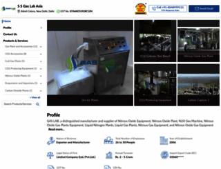 nitrousoxidegasplants.com screenshot