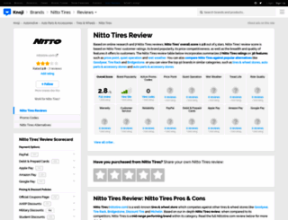 nittotires.knoji.com screenshot