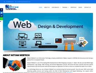 nityamwebtech.com screenshot