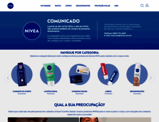 nivea.com.br screenshot
