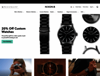 nixon.com screenshot