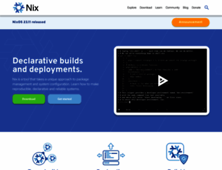 nixos.org screenshot