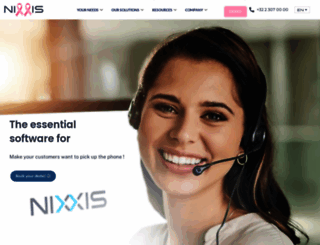 nixxis.com screenshot