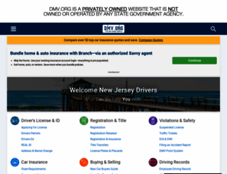njdmv.com screenshot
