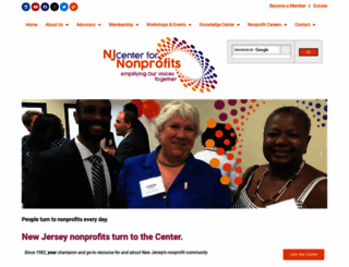 njnonprofits.org screenshot