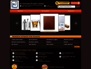 njoverseas.in screenshot