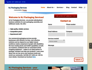 njpackagingservices.com screenshot