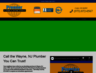 njpremierplumbing.com screenshot