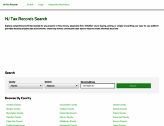 njtaxrecords.net screenshot