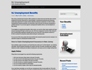 njunemployment.co screenshot