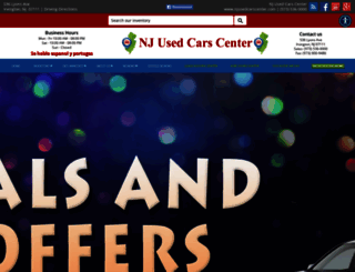 njusedcarscenter.com screenshot