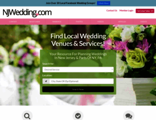 njwedding.com screenshot