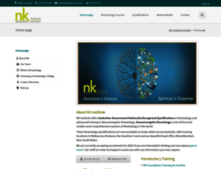 nkinstitute.com.au screenshot